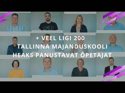 Tallinna Majanduskooli õpetaja, täname Sind!