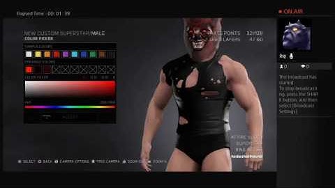 Wwe2k17 creating my character