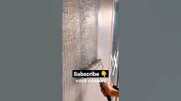 Amazing Wall Creative Texture using roller #diy #construction #wallplaster #wallart #walldecor