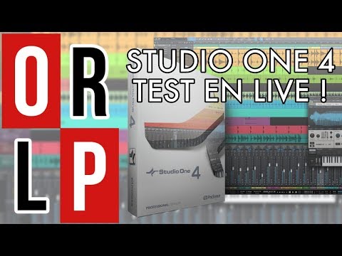 STUDIO ONE 4 - TEST EN LIVE !