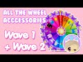 ALL of the WHEEL ACCESSORIES (WAVE 1 + WAVE 2) In ROYALE HIGH (Roblox)