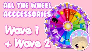 ALL of the WHEEL ACCESSORIES (WAVE 1 + WAVE 2) In ROYALE HIGH (Roblox)