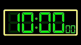 10 Minutes Countdown (Digital Stopwatch Version) Remix BBC World News Countdown