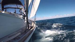 Sailing on our yacht Aztec Dream
