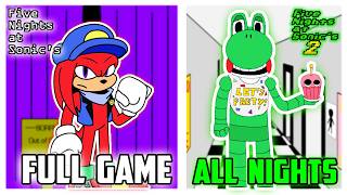 Five Nights at Sonic's 1 & 2 V2.0 - 100% Ultimate Playthrough (All Nights & Endings) (UHD) [4K60FPS]