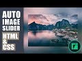 Auto image slideshow using html and css