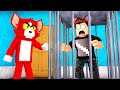 STRASZNY KOT ZAMKNĄŁ MNIE w WIĘZIENIU w ROBLOX! (Roblox Kitty)