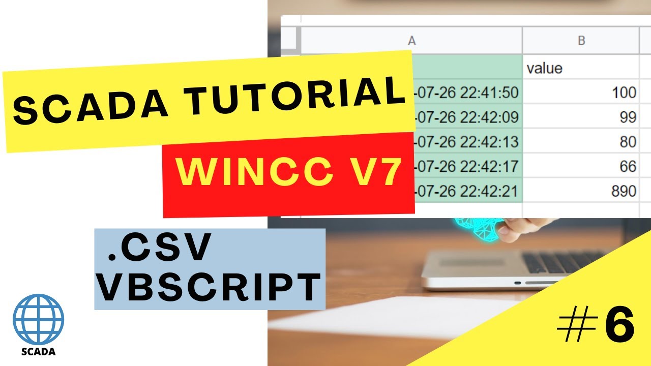  Update How to export data to .CSV file using VBScript? - HMI / SCADA Programming WinCC V7 Tutorial #6