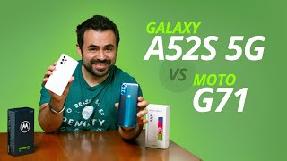 Moto G71 vs Galaxy a52s 5G, esta batalla no tiene desperdicio