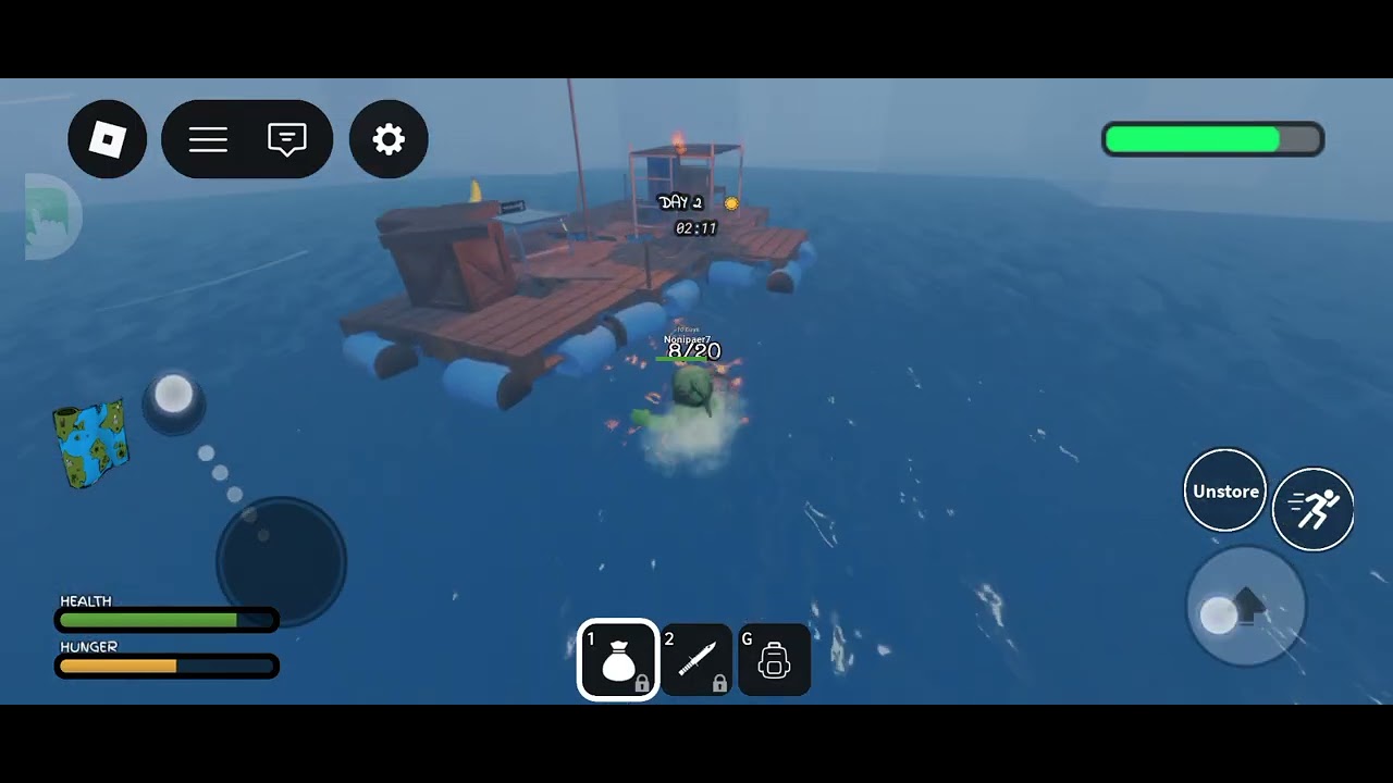 Playing 50 days on a raft! (Roblox) ( Part 1 ) - YouTube