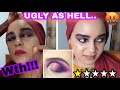 I WENT TO THE WORST REVIEWED MAKEUP ARTIST IN MY CITY| I LOOK LIKE A WITCH| Horrifying #saifabeauty