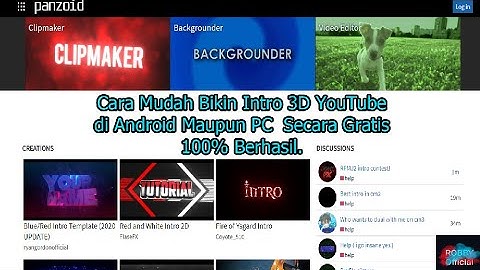 Cara Mudah Membuat Intro 3D di Android | Panzoid | Tutorial | ROBBY Official