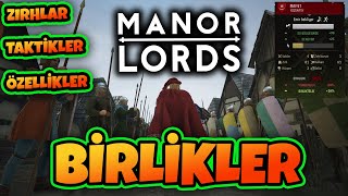 Manor Lords Birlikler #6 ⚔️ Zırh Giydirme | Asker Özellikleri ve Savaş Taktikleri ⚔️