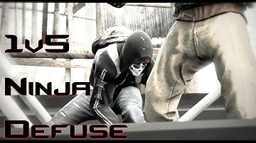 CSGO: 1V5 NINJA DEFUSE!
