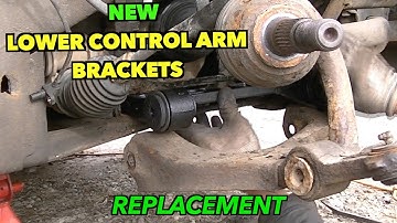 Trailblazer Lower Control Arms support Brackets Replacement.