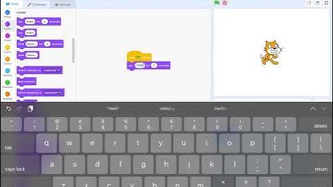 Input and Output in Scratch