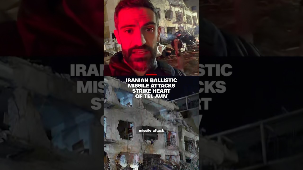 Iranian ballistic missile attacks strike heart of Tel Aviv