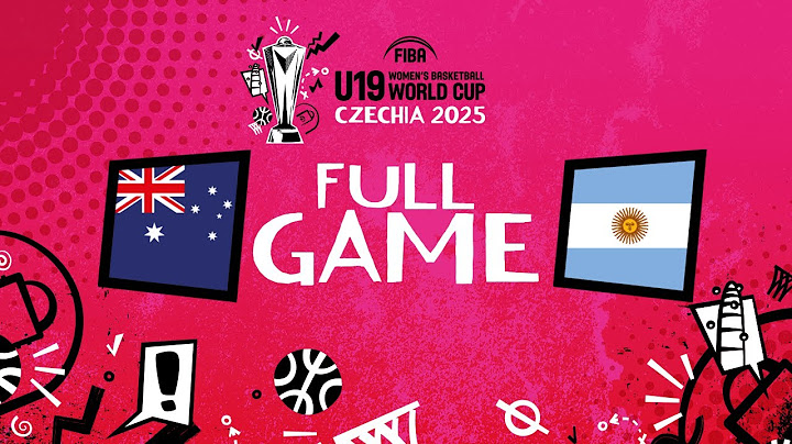 Australia v Argentina | Full Basketball Game | FIBA U19 Women's Basketball World Cup 2025