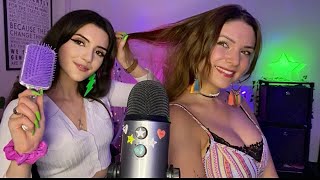 Real Person Hair Play Triggers & Back Scratching On ASMR Miss Mi ~ ASMR Personal Attention screenshot 3