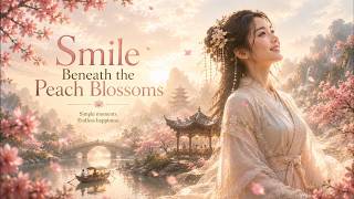 Song : Smile Beneath the Peach Blossoms 🌸  Chinese Fantasy Romance OST  Spring of the Heart  #yuzira
