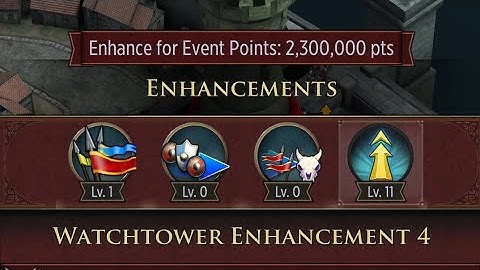 GOTC Game of Thrones Conquest Watchtower New Enhancements Gameplay for beginners