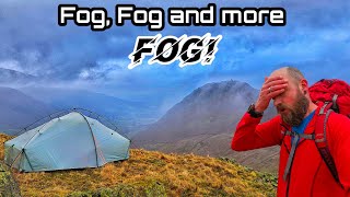 Wildcamping in heavy fog! Always have a backup plan!!! DJI Osmo action 5 pro first use.