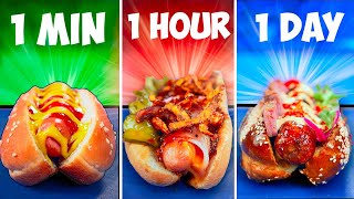 1 นาที vs 1 ชั่วโมง vs 1 วัน Hot Dog