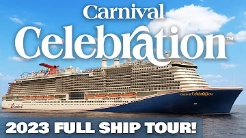 Carnival Celebration 2023 Full Cruise Ship Tour!