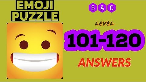 Emoji Puzzle! level 101 102 103 104 105 106 107 108 109 110 111 112 113 114 115 116 117 118 119 120