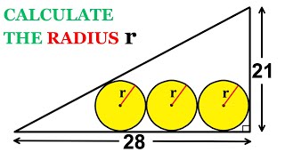 Math Olympiad | Can you find the Radius? | (Step-by-step explanation) | #math  #maths