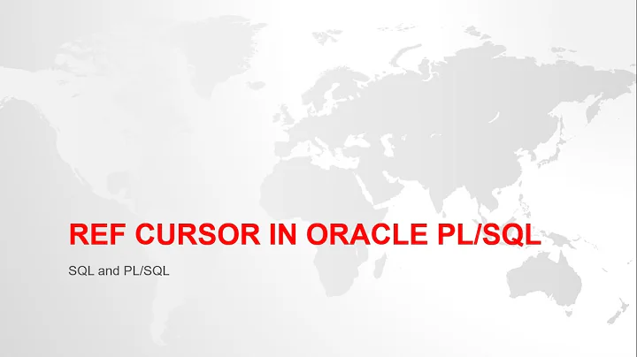 REF CURSOR AND SYS_REFCURSOR IN ORACLE PL/SQL WITH EXAMPLE