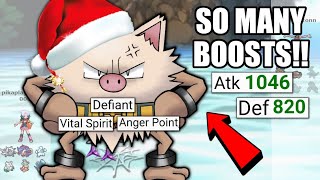 ANGER POINT DEFIANT RAGE FIST PRIMEAPE IS SO GOOD IN POKEABILITIES! POKEMON SCARLET AND VIOLET