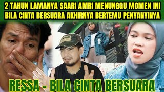 REACTION RESSA - BILA CINTA BERSUARA (SAARI AMRI) | Ujang Halu Reaction