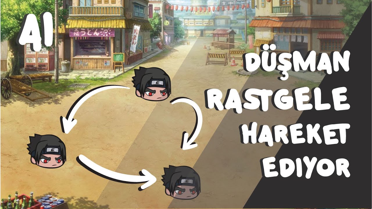 Unity | Düşman Karakter Rastgele Hareket Ediyor | AI