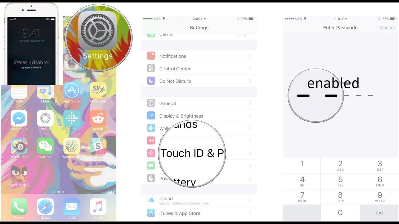 How to restore an iPhone when disabled using iTunes - YouTube