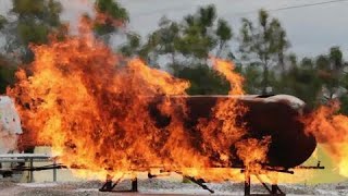 Airport Crash Truck Training At Palm Beach County Fire Rescue Training Complex