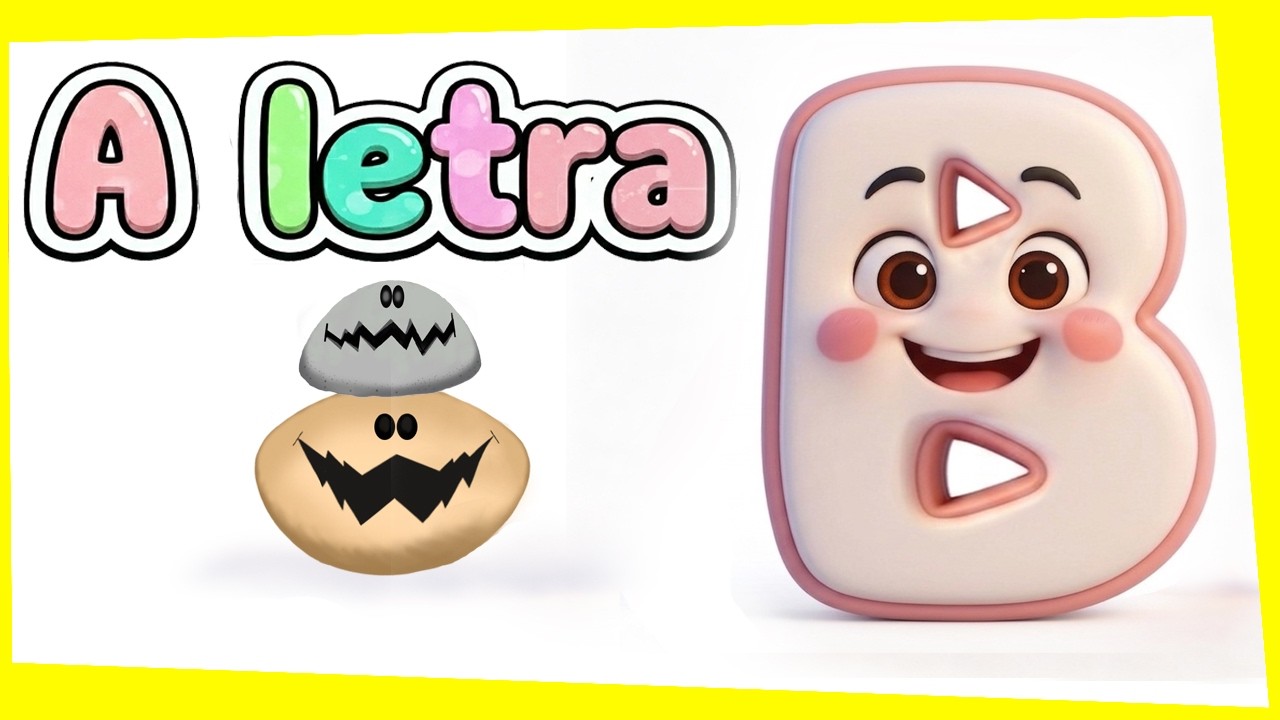 Spring Letra B LETRA B | Música Infantil Educativa | Aprenda o ABC com As Pedrinhas ...