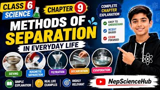 🔥Methods of Separation in Everyday Life oneshot | Complete Chapter Cover in 10 Min | Class 6 Ch 9 