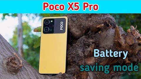 How To Enable Battery Saving Mode In Poco X5 Pro, Power Saving Mode Enable Kaise Karen,