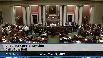 2019 First Special Session: House Floor Session - part 1  5/24/19