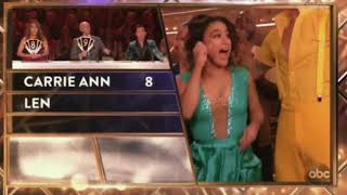 WEEK 6 • Ally Brooke & Sasha Faber's scores #DWTS