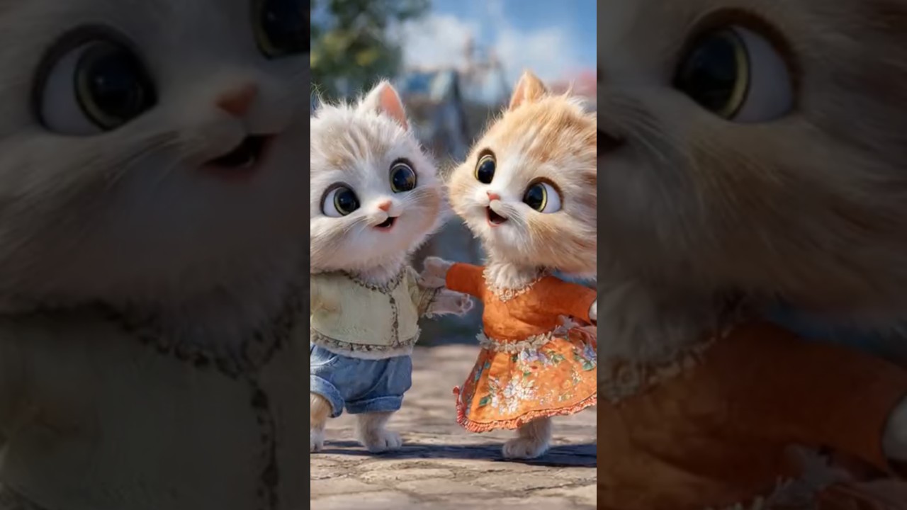 ✨ Cute Dancing Kittens – The Cutest Duo You’ll Ever See! 🐾💃🐱