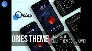 Ories Theme for EMUI 5/8 (Complete Black UI)