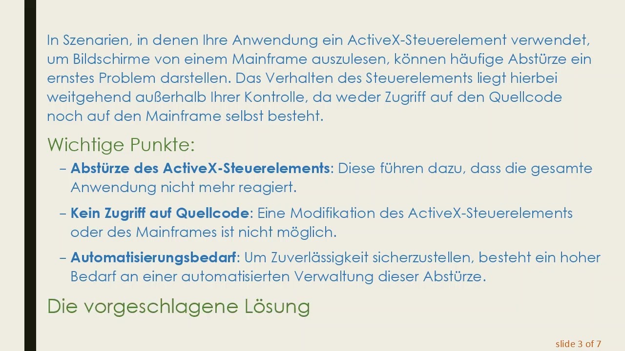 Erkennung von Anwendungs-Hängern mit ActiveX-Steuerelementen in .NET