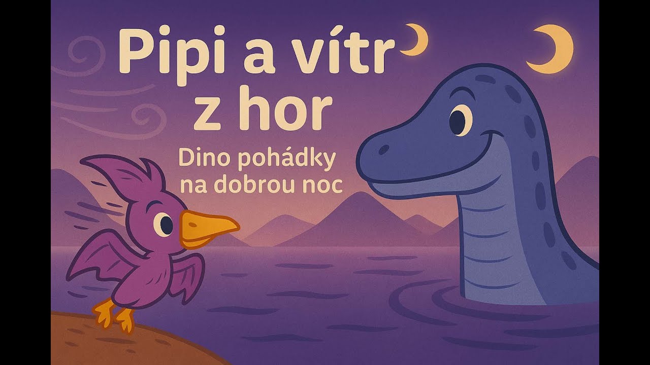 🦕 Pipi a vítr z hor | Pohádka o laskavosti a pomoci druhým | Audiokniha pro děti