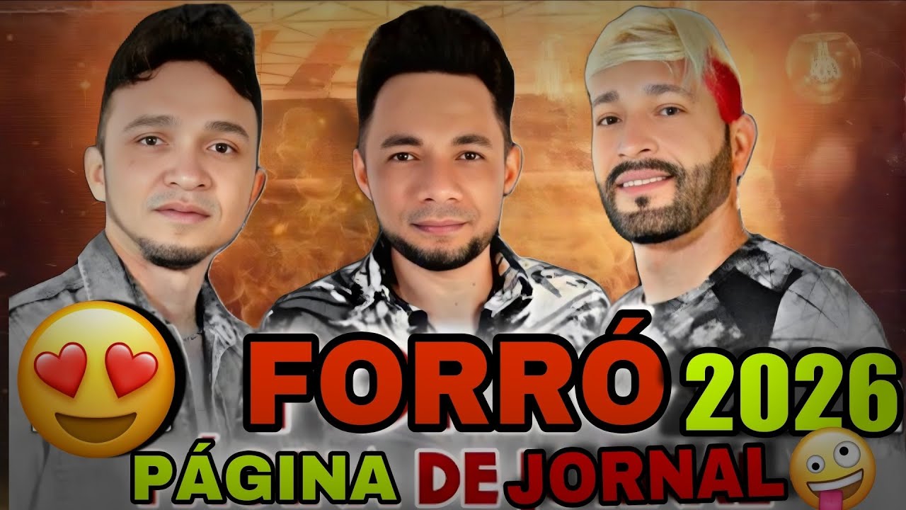 FORRÓ PÁGINA DE JORNAL REPERTÓRIO 2026