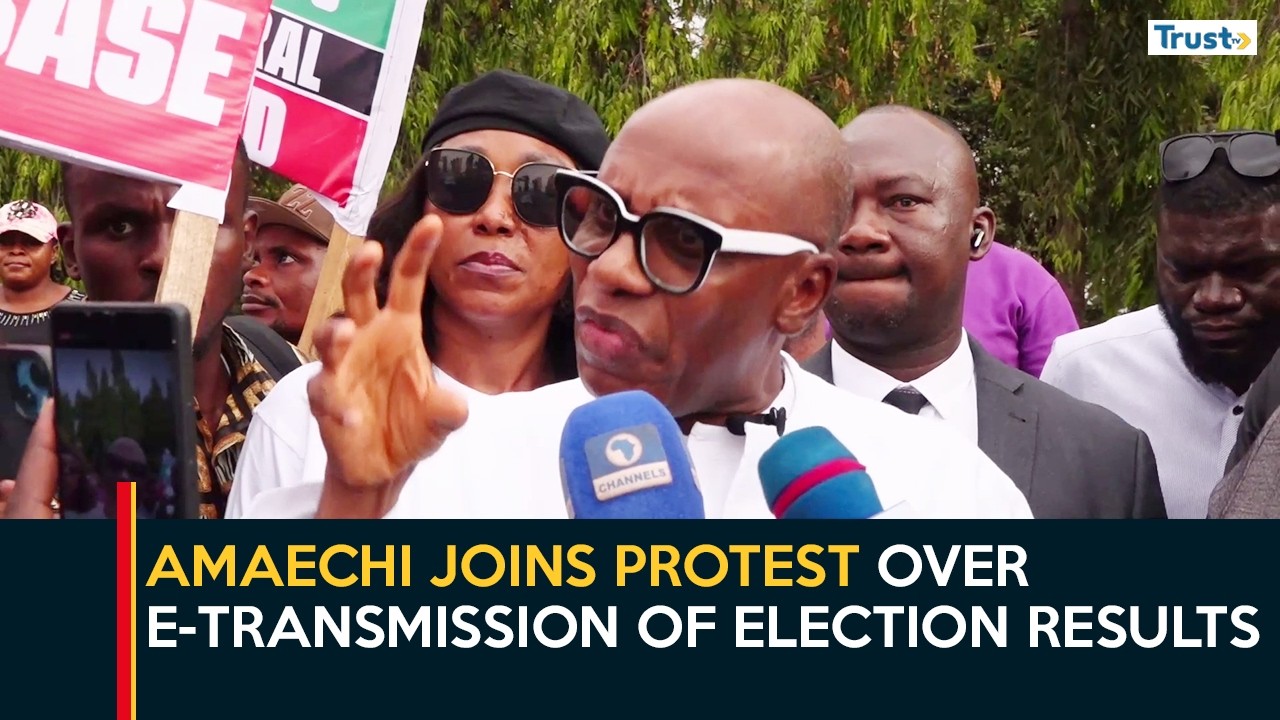 Occupy Nass Protests: Amaechi Joins Protest Over E-Transmission Of Election Results