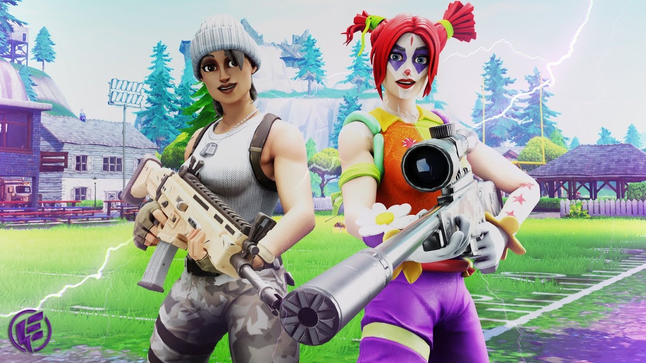 WIPING OUT THE LOBBY, DUOS WITH CARLEE - Electra Fortnite Gameplay