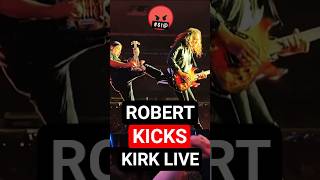 Robert Trujillo Kicks Kirk Hammett Live 2025
