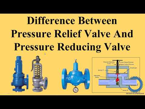 Difference Between Pressure Relief Valve And Pressure Reducing